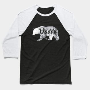 Daddy Bear Shirt Awesome Camping Baseball T-Shirt